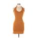 Shein Casual Dress - Mini: Tan Dresses - Women's Size Medium