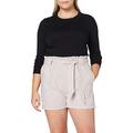 ONLY Damen Onlsmilla Belt Shorts Noos Wvn, Toasted Coconut/Stripes:w/Stripes, XXS