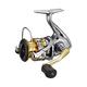 SHIMANO Sedona 4000 FI, Spinning Angelrolle mit Frontbremse, SE4000FI, silber , gold