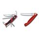 Victorinox, Taschenmesser, Ranger 78 M Grip, 130 mm, rot/schwarz & Swiss Classic Faltbares Gemüsemesser Wellenschliff rot