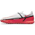 NIKE Phantom GT2 Club TF Mens Football Boots DC0821 Soccer Shoes (UK 11 US 12 EU 46, White Bright Crimson Volt 167)