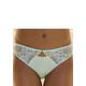 Tanga LASCANA Gr. 48/50, blau (aquablau) Damen Unterhosen String Tangas