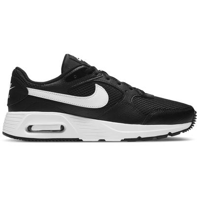 Sneaker NIKE SPORTSWEAR "WMNS AIR MAX SC", Gr. 36,5, schwarz-weiß (schwarz, weiß), Leder, Textil, sportlich, Schuhe