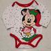 Disney One Pieces | Disney Baby Mini Christmas Onesie | Color: White | Size: 0-3mb