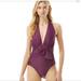 Kate Spade Swim | Kate Spade One Piece Swimsuit Nwt | Color: Purple | Size: L