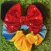 Disney Accessories | $10 Disney Mickey Mouse Ear Hair Scrunchy Tie | Color: Black/Red | Size: Osg