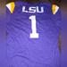 Nike Tops | Nike Lsu Tigers Ladies Womens Medium Med M Logo Tee Shirt Top Euc $48 | Color: Gold/Purple | Size: M