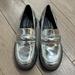 Nine West Shoes | Nine West Lugsole Loafer, Silver, Size Us 6.5m | Color: Silver | Size: 6.5