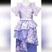 Disney Costumes | Disney Encanto Girls Isabela Dress Costume Dress Up Size 4-6x Purple | Color: Purple | Size: Osbb