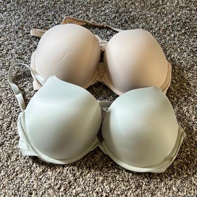 Victoria's Secret Intimates & Sleepwear | Lot Of 2 34dd Victoria’s Secret Bras | Color: Blue/Tan | Size: 34e (Dd)