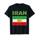 Iran-Löwen-Sonnenflagge, Iran, Persisch, Flagge des Irans. T-Shirt