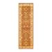 Overton Hand Knotted Wool Vintage Inspired Traditional Mogul Orange Runner Rug