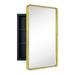 Farmhouse Recessed Metal Bathroom Medicine Cabinets with Mirror