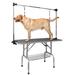 RoomTec Dog Folding Grooming Table in Gray | 64 H x 46 W x 24 D in | Wayfair D28900482A-46in black dog grooming table-JX