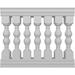 Ekena Millwork Fiberthane Avalon Balustrade Railing Kit, Fiberglass in White | 42 H x 48 W x 7 D in | Wayfair BALK42X048AVA