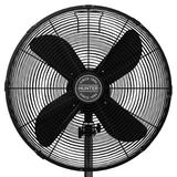 Hunter Fan 47" Oscillating Pedestal Fan, Metal in Black | 47 H x 16 W x 17.7 D in | Wayfair 97316