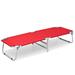 MoNiBloom Camping Cot Folding Portable Sleeping Bed Backpacking Cot for Tent Outdoor Hiking Travel RV Beach in Red | Wayfair A41-COT-001-RD