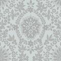 Room Mates Boho Baroque 18' L x 18" W Peel & Stick Wallpaper Roll Vinyl in Gray/Blue | 18 W in | Wayfair RMK12573PL