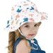 Sun Hat Baby Adjustable Chin Strap Protection Spring Cute Cartoon Outdoor Cap Swim Hat Brown