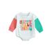 Newborn Baby Girl Sweatshirt Romper One pieces Long Sleeve Bodysuit Baby Girl Jumpsuit Infant Baby Clothes