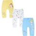 Disney Princess Belle Aurora Cinderella Infant Baby Girls 3 Pack Pants Newborn to Infant