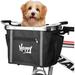 LUCKUP Dog Bike Basket-Pet Carrier Bicycle for Cats & Dogs Basket Removable for Cycling Shopping in Black | Wayfair CWZXCL-001