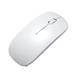 NUOLUX Ultra Thin Slim Mouse Mini 2.4GHz 1200 DPI USB Wireless Optical Mouse Portable Mice Receiver for Computer PC Laptop (White)