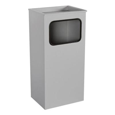SZ Metall Standaschenbecher Stahlblech 11,6 Liter grau, 30x62x23 cm Image