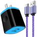 Charger Block HAOANO USB C Charger Block with Android Type C Usb C Charging Cables 3ft 2.1A Dual Port USB Wall Charger Block Plug Phone Charger Type C Charger Block