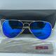 Ray-Ban Accessories | Brand New Rayban Unisex Aviator Sunglass 3025 Gold/Flash Blue Mirror Size 58 | Color: Blue/Gold | Size: Various