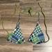 American Eagle Outfitters Swim | American Eagle Bikini Top | Color: Blue/Green | Size: M