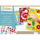 Avenue Mandarine KC103C - Kreativset Stickertafel Raupen, ideal ab 3 Jahren, 1 Set