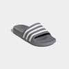 Badesandale ADIDAS SPORTSWEAR "AQUA ADILETTE", Gr. 42, grau (grau three, cloud weiß, grau three), Synthetik, sportlich, Schuhe