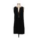 Tess Giberson Casual Dress - Shift: Black Dresses - Women's Size 4