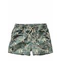 OAS Herren Schwimmshorts Regular Fit Gruen bedruckt