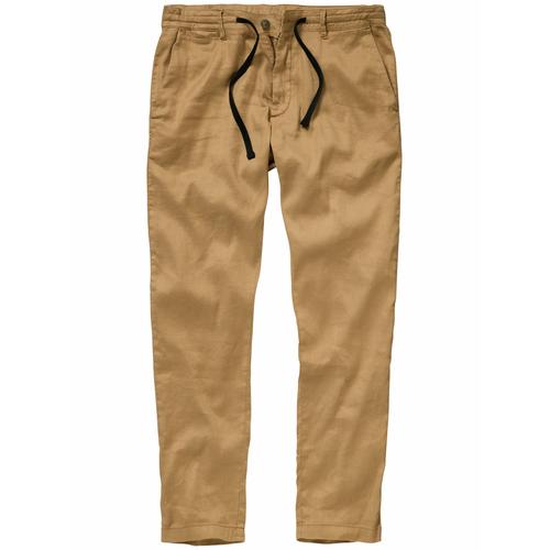 Mey & Edlich Herren Chino-Hose Regular Fit Braun einfarbig