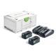 Energie-Set sys 18V 2x5,0/TCL 6 duo - Festool