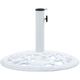 Pied de parasol Socle de parasol - Blanc 12 kg 48 cm Fonte BV470272 - Blanc