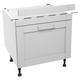 Wickes Ohio Grey Belfast Sink Base Unit - 600mm