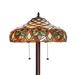 Warehouse of Tiffany 'Arielle' Ivory Tiffany Style Floor Lamp