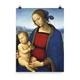 Madonna With Child by Pietro Perugino Poster Print