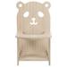 1 Set Hamster Chair with Tray Handmade Wooden Hamster Dining High Chair Hamster Accessories