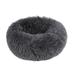 BCBMALL Small Large Pet Dog Puppy Cat Calming Bed Cozy Warm Plush Sleeping Mat Kennel Round