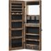 SONGMICS Mirror Jewelry Cabinet Armoire Organizer