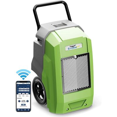 AlorAir 180 PPD Smart Wi-Fi Commercial Dehumidifier, Storm Pro Large Industrial Dehumidifier with Pump