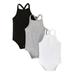 Pack of 3 Baby Girls Romper Summer Sleeveless Back Cross Jumpsuit for Casual Daily