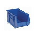 12 Packs of Hang & Stack Storage Bin Blue Polypropylene 14 3/4 in L x 8 1/4 in W x 7 in H