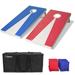 GoSports Light Regulation Size Solid Wood Cornhole Set - Red & Blue