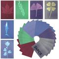 Colorful Sun Print Paper Kit 24 Sheets Sun Art Papers High Sensitive Cyanotype Papers Nature Sun Solar Activated Sun Printing Art Papers for Arts Crafts
