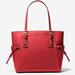 Michael Kors Bags | Michael Kors Voyager Small Saffiano Leather Tote Bag Style# 30h1gv6t4t Nwt Flame | Color: Gold/Red | Size: 14.75"W X 11"H X 6.25"D